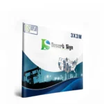 Full Magnetic Straight Pop Up Display 3.0x3.0m