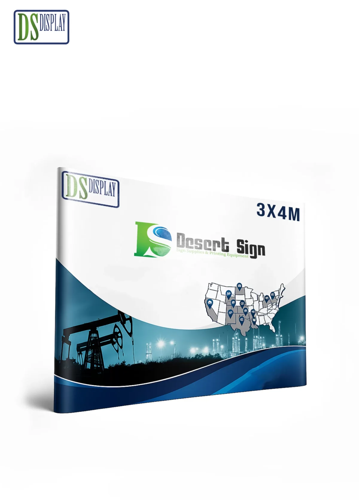 Full Magnetic Straight  Pop Up Display 3.0x4.0m - Image 1