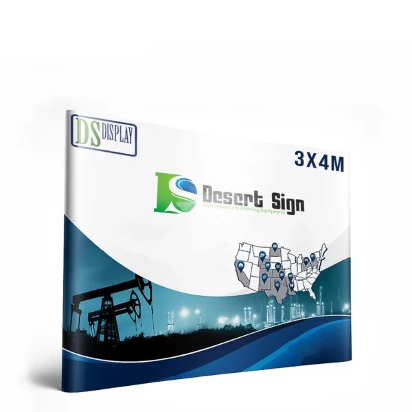 Full Magnetic Straight  Pop Up Display 3.0x4.0m