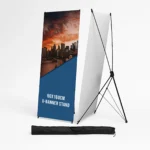 X Banner Stand 0.60x1.60m