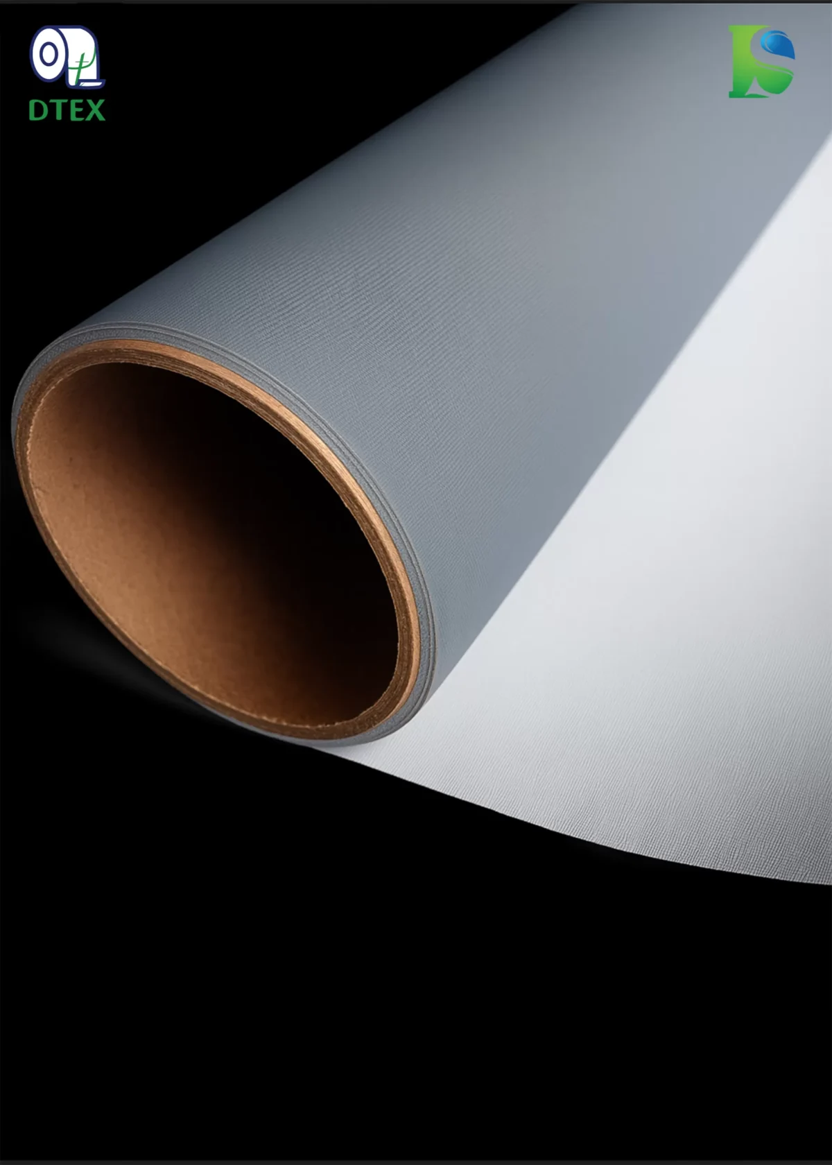 DTEX 240gsm Frontlit Greyback Textile 3.2x50m - Image 1