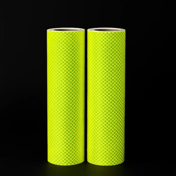 Honeycomb Diamond Grade Lemon Yellow Reflective 1.22x45.7m