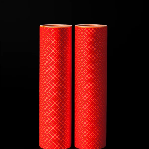 Honeycomb Diamond Grade Red Reflective 1.22x45.7