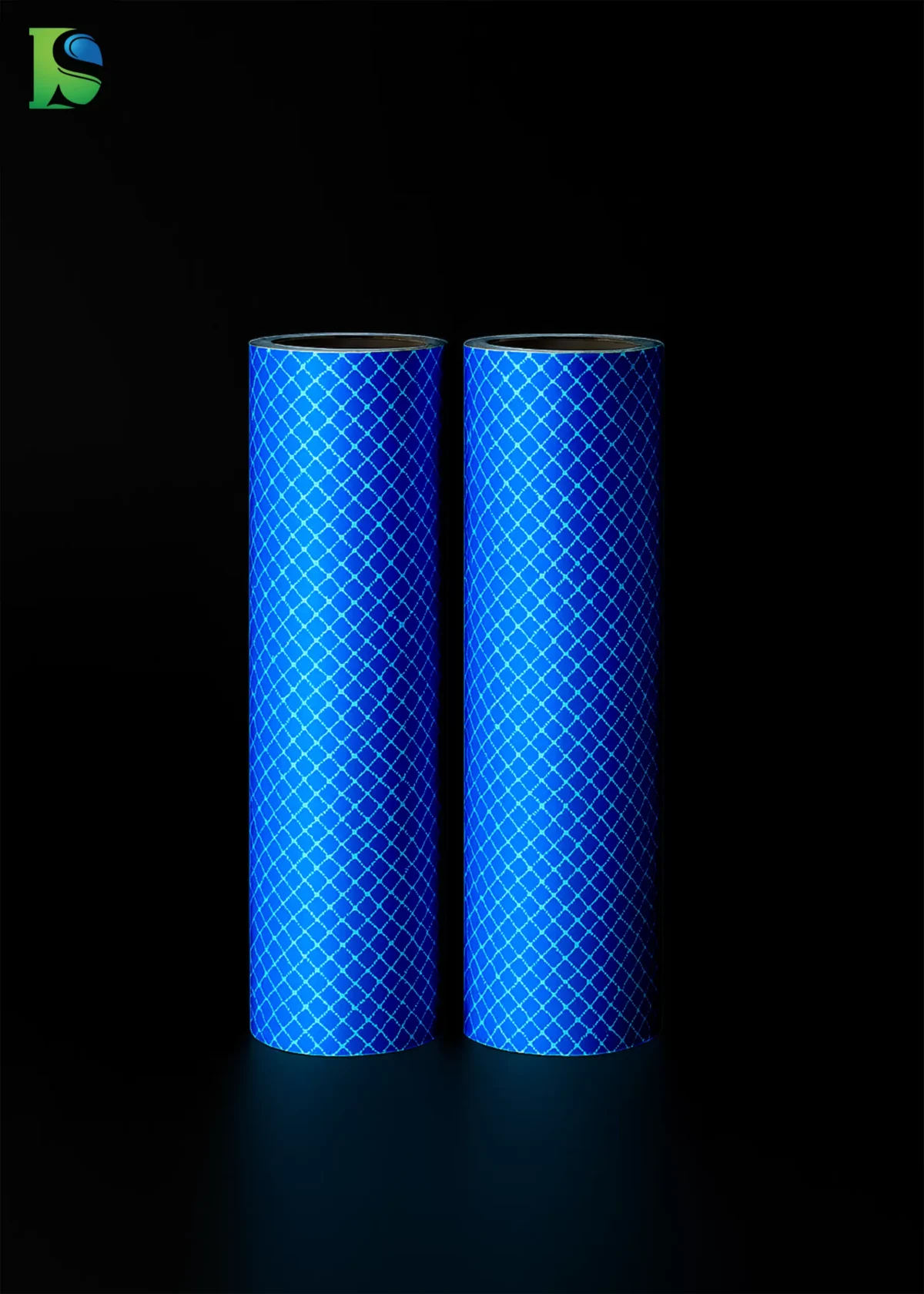 Honeycomb Diamond Grade Blue Reflective 1.22x45.7 - Image 1