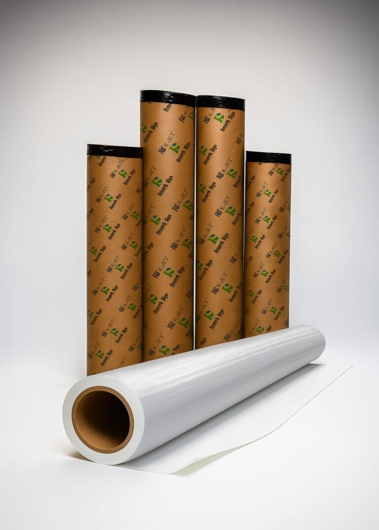 K-JET 60C White Back Vinyl