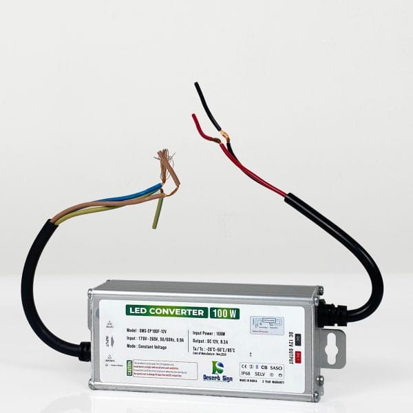 DS DIGITAL Water proof Power Supply 12V - 100W, 12V