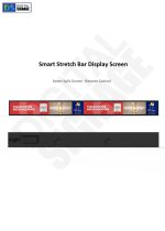 DS Shelf Talker LCD Digital Screen Display 476X89.37