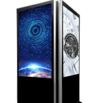 Double Sided Self Standing Touch LCD