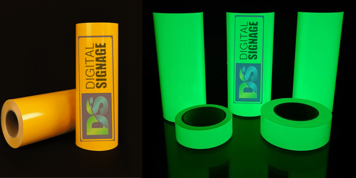 Reflective Vinyl Signage & Photoluminescent Film
