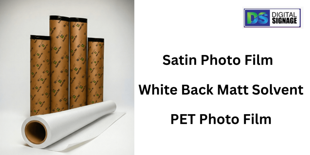 Top Best White Back Matt Solvent Film, PET Photo Film & Satin Photo Film 2 White Back Matt Solvent