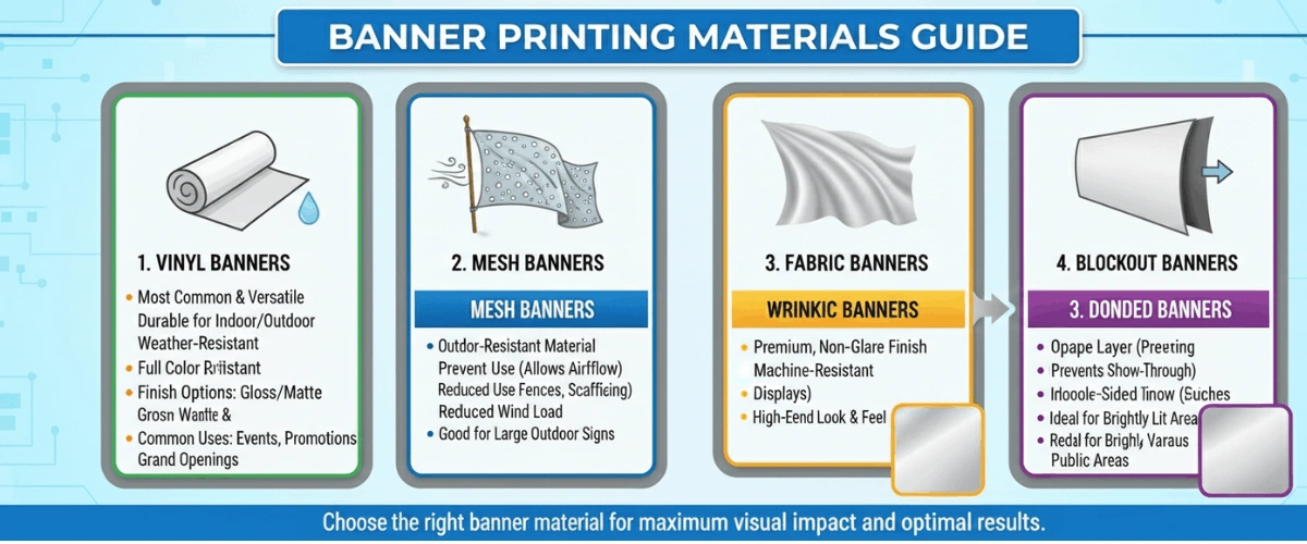 Banner Printing Materials Guide
