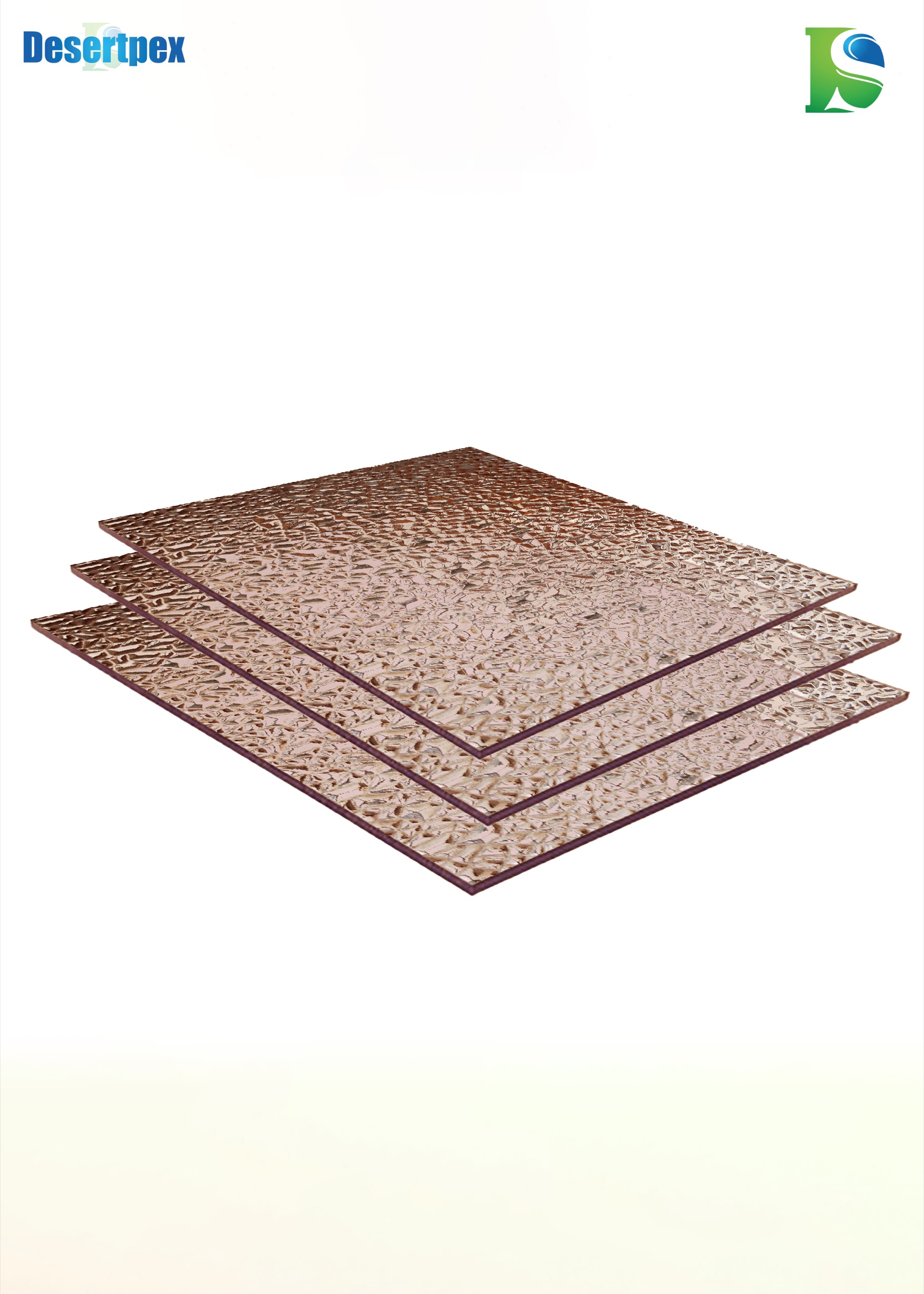 clear-brown-texture-polycarbonate-sheet