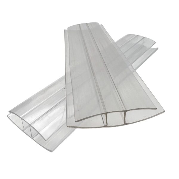 Polycarbonate H Profile Clear 6mm 6m