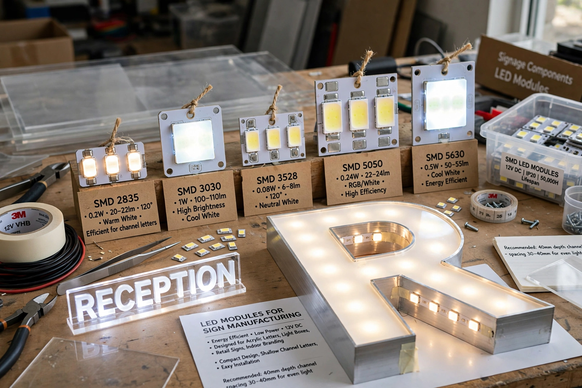 Waterproof LED Modules for Outdoor Signs