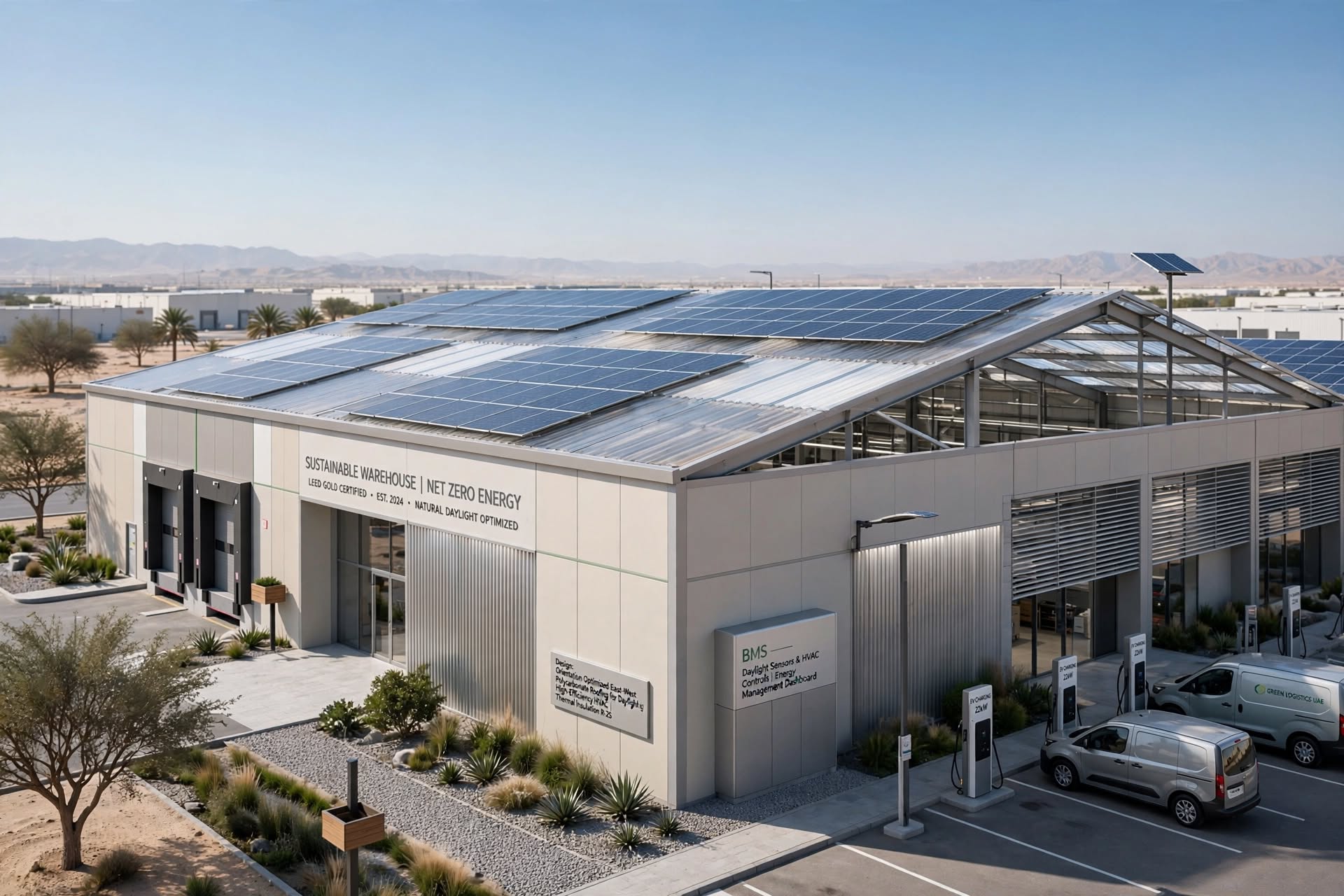 Industrial daylighting system using translucent polycarbonate roof panels