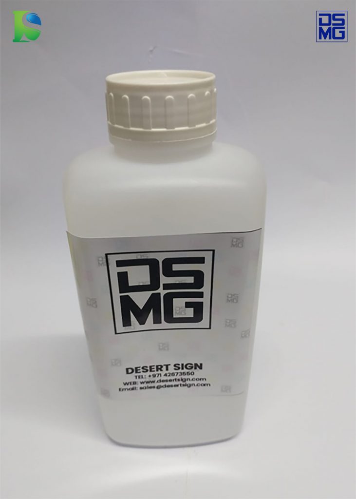 DSMG ECO SOLVENT INK 1L - DSMG SOLVENT FLUSH SOLUTION INKS 1L KONICA HEAD