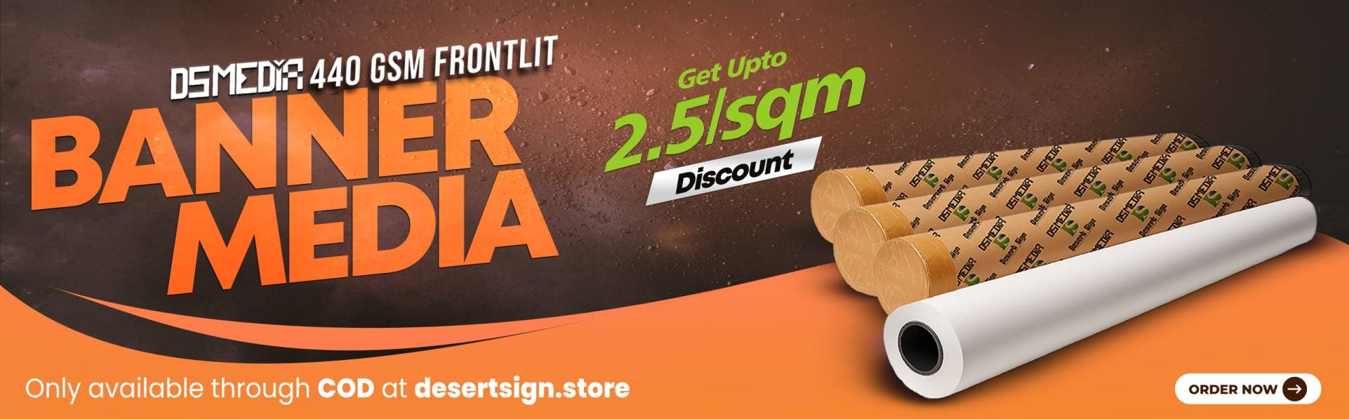 DSMEDIA 440 GSM frontlit banner media
